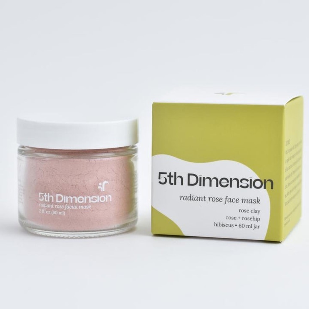 5th Dimension radiant rose face mask-botanical clay mask 60ml